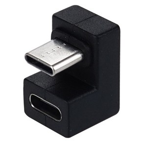 컴스마트 USB 3.1 C타입-C타입 전면꺾임 젠더 IH359