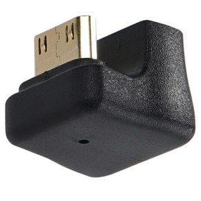 컴스마트 Mini HDMI 연장 꺾임 젠더 180도 미니 MF 8K 60Hz 2.1 UHD, 1개