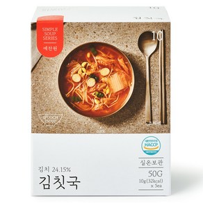 예찬원 동결건조 블럭 김칫국 5p, 50g, 1개