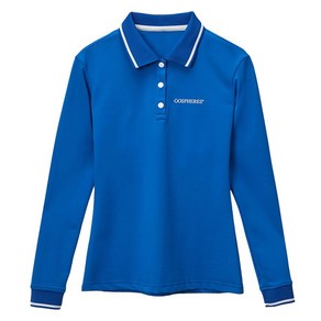 고스피어 여성용 TWO TONE COLLAR LONG SLEEVE POLO SHIRT PW2FLT23