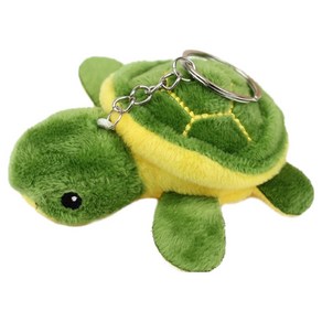 다다랜드 느림보 거북이 인형 키링, 혼합색상, 1개, 6cm