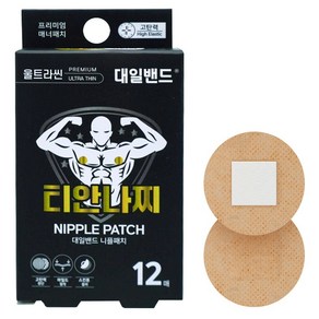 대일밴드 티안나찌 울트라씬 니플패치 12p, 1개
