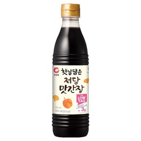 햇살담은 청정원 저당 맛간장, 1개, 500ml
