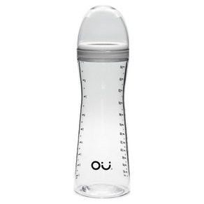 오유위시 유아용 PA 젖병 젖꼭지 미포함, 세라픽화이트, 1개, 260ml