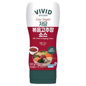 비비드키친 저당 볶음고추장소스, 325g, 1개