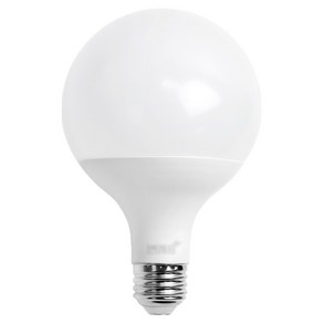 번개표 LED 볼전구 15W 롱타입, 1개, 주광색