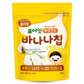 퓨어잇 동결건조 과일칩, 25g, 6개