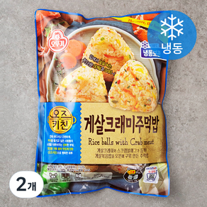 오뚜기 오즈키친 게살 크래미 주먹밥 (냉동), 500g, 2개