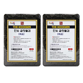 더국민 진도 곱창돌김 50p, 200g, 2개