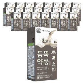 유기농마루 듬뿍약콩두유, 190ml, 24개