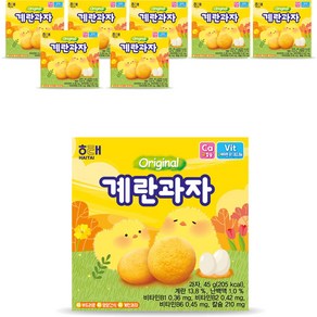 해태제과 계란 과자, 45g, 8개