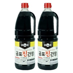 Gompyo 진간장, 1.7L, 2개