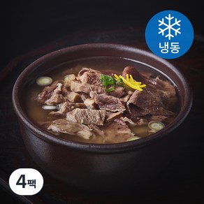 삼원가든 뼈없는 갈비탕 (냉동), 700g, 4팩