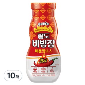 팔도 비빔장 매운맛 소스, 200g, 10개