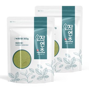 자연초 녹차분말, 300g, 2개