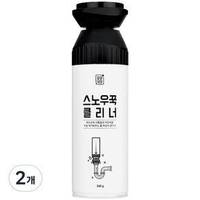 깔끔대장 스노우꾹 클리너, 340g, 2개