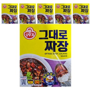 오뚜기 그대로 짜장, 200g, 6개