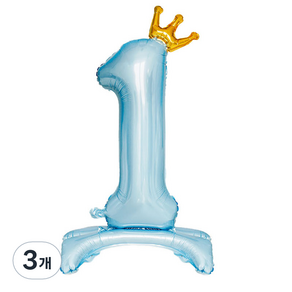 파티데코 스탠딩 은박 풍선 숫자 1