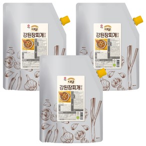다담 강된장찌개 양념, 2kg, 3개