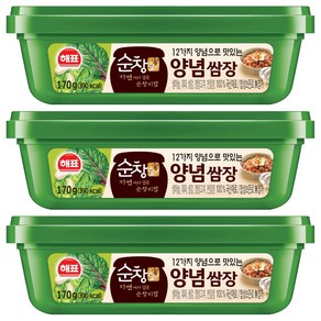 해표 순창 양념쌈장, 170g, 3개
