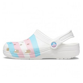 [CROCS]크록스_남녀공용_프린트 클로그_PRINT CLOG_샌들_화이트/멀티_207344-94S