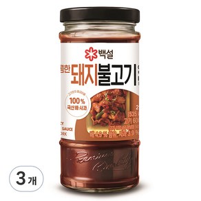 백설 매콤한 돼지 불고기 양념, 290g, 3개