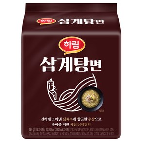 하림 삼계탕면 116g, 4개