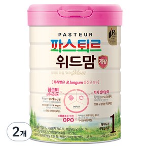 위드맘 엄마의 마음 제왕 분유 1단계, 750g, 2개