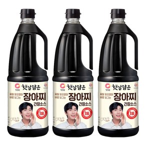 청정원 장아찌 간장소스, 1.7L, 3개