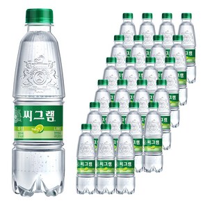 씨그램 라임 탄산수, 350ml, 24개