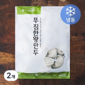 한만두 푸짐한 왕만두 (냉동), 1.4kg, 2개