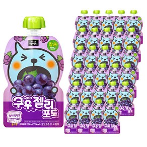 미닛메이드 쿠우 젤리 포도, 30개, 130ml