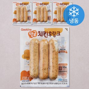 굽네 탱글치킨 후랑크 소시지 (냉동), 150g, 4개