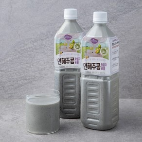 맑은물에 연해주콩 흑임자 콩물, 1L, 2개