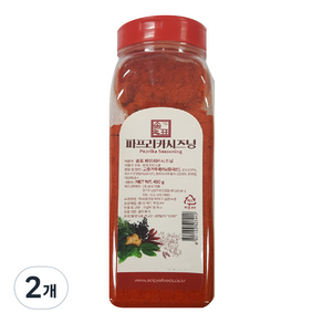 솔표식품 파프리카 시즈닝 향신료, 450g, 2개