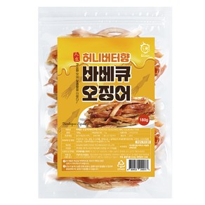 해야미 허니버터향 바베큐 오징어, 180g, 1개