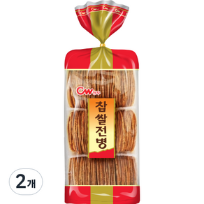 청우식품 찹쌀전병, 320g, 2개