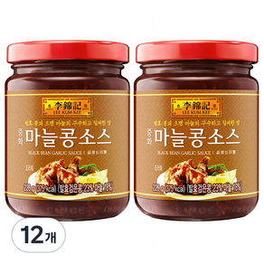 이금기 오뚜기 중화 마늘콩 소스, 226g, 12개