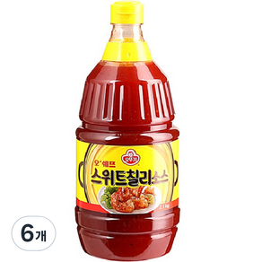 오뚜기 스위트 칠리소스, 2.1kg, 6개