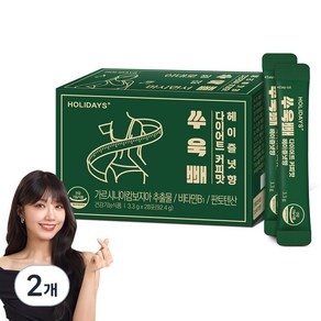 홀리데이즈 쑤욱빼 다이어트 커피맛 헤이즐넛향 28p, 92.4g, 2개