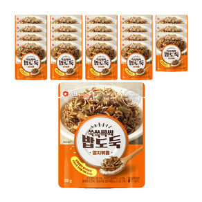 샘표 쓱쓱싹싹 밥도둑 멸치볶음, 50g, 20개