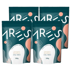 아레스 유기농 루이보스 허브차, 100g, 1개입, 4개