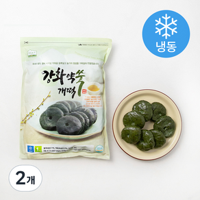 마리농장 강화 약쑥 개떡 (냉동), 1kg, 2개