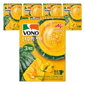 보노 단호박 스프, 63g, 5개