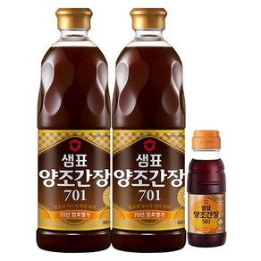 샘표 양조간장 701 860ml 2p + 501 150ml 1p, 1세트