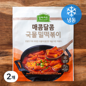 상하키친 매콤달콤 국물 밀떡볶이 (냉동), 320g, 2개