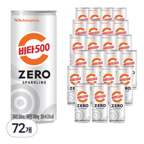 비타500 제로 스파클링, 250ml, 72개