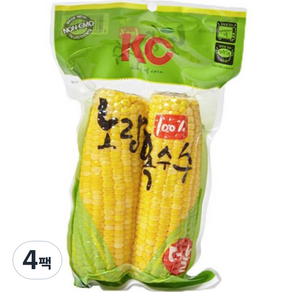 KC 노랑옥수수 2p, 500g, 4개