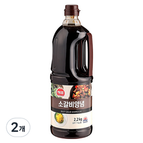 해표 소갈비양념, 2.2kg, 2개