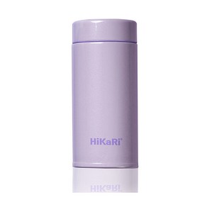 HiKaRi 레인보우 미니 보온보냉 스텐 텀블러, 라벤더, 200ml, 1개